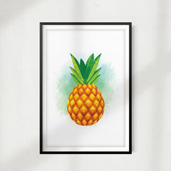 Pineapple Watercolor UNFRAMED Print Fruit Wall Art