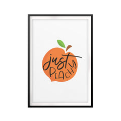 Just Peachy UNFRAMED Print Décor Wall Art