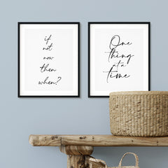 Simple Wisdom Wall Art UNFRAMED Print (2 Pack)