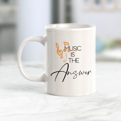 Music Is The Answer Coffee Mug