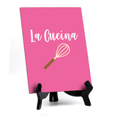 Signs ByLITA La Cucina, Table Sign, 6" x 8"