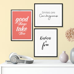 Small Advice Wall Art UNFRAMED Print (3 Pack)
