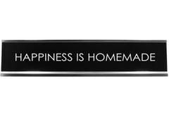 Happiness Is Homemade Novelty Desk Sign