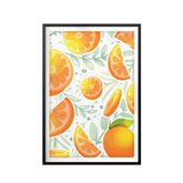 Orange Segments UNFRAMED Print Fruit Wall Art