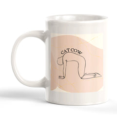 Cat Cow Pose Yoga Coffee Mug
