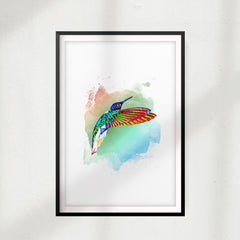 Abstract Bird UNFRAMED Print Animal Wall Art