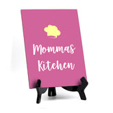 Signs ByLITA Mommas Kitchen, Table Sign, 6" x 8"