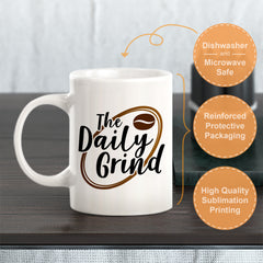 The Daily Grind (Coffee Beans) Coffee Mug