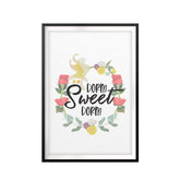 Dorm Sweet Dorm UNFRAMED Print Home Décor, Quote Wall Art