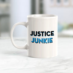 Justice Junkie Coffee Mug