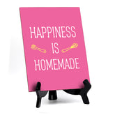Signs ByLITA Happiness Is Homemade, Table Sign, 6" x 8"