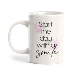 Start The Day With A Smile Coffee Mug