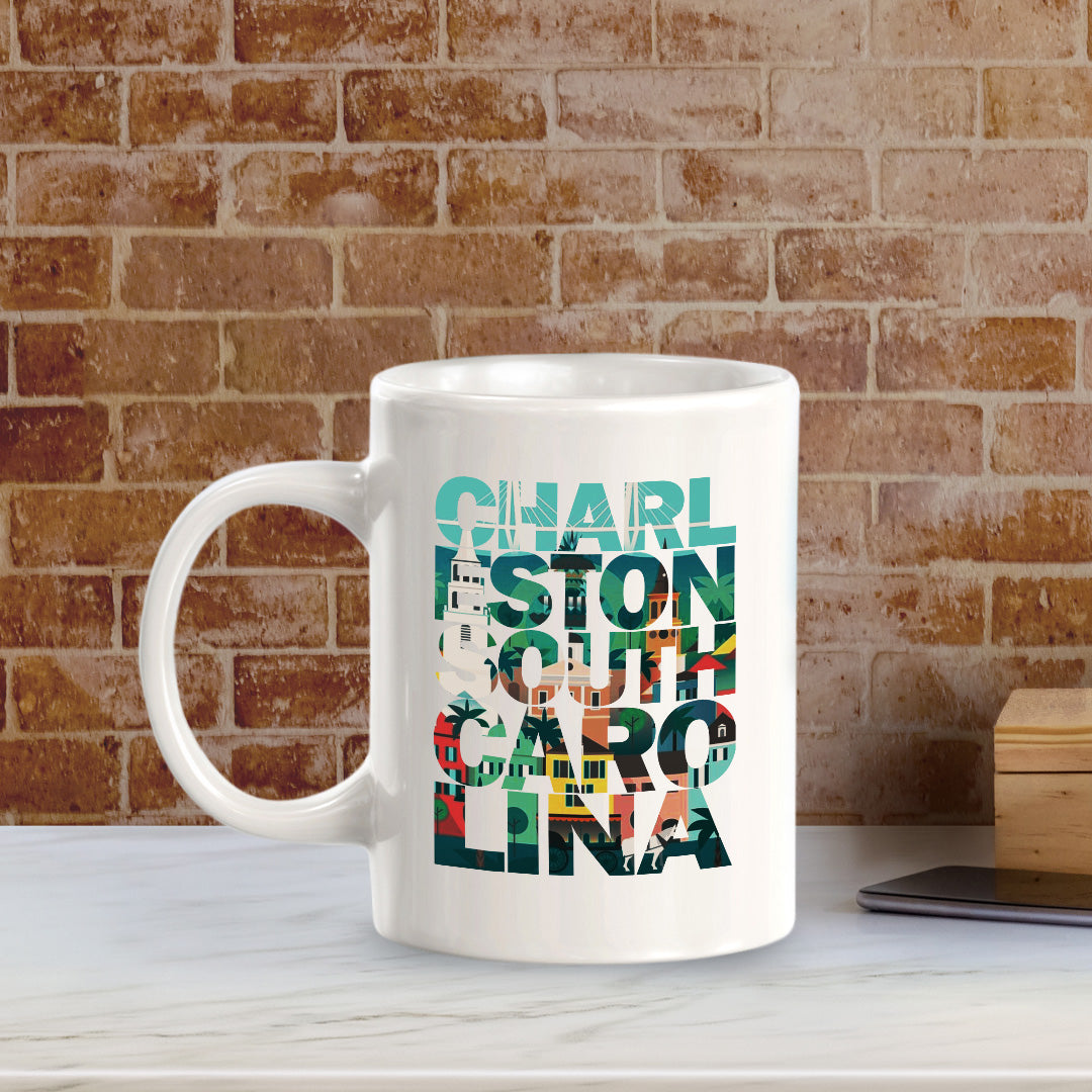 Charleston, South Carolina 11oz Plastic or Ceramic Mug | American Cities Coffee Cups