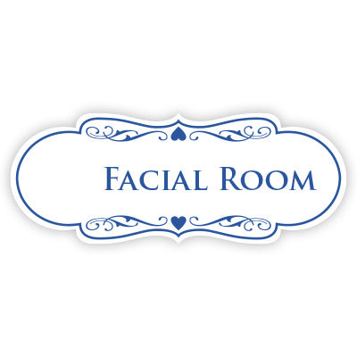 Designer Plus | Facial Room Wall or Door Sign | Customizable with Your Company Logo | Durable & Easy to Install | Beauty Salon Signage