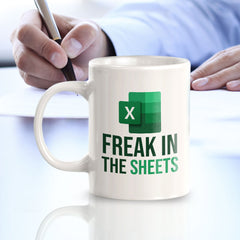 Freak In The Sheets 11oz Plastic or Ceramic Mug | Funny Office & Home Cups