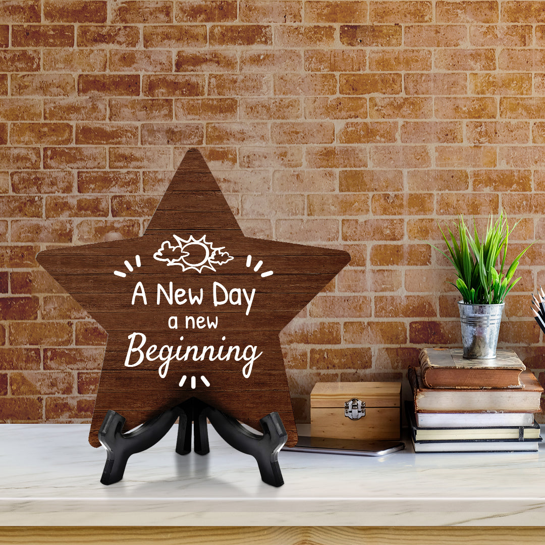Good Morning Star Table Sign | Family Home Decor | Church And Home Table Signs