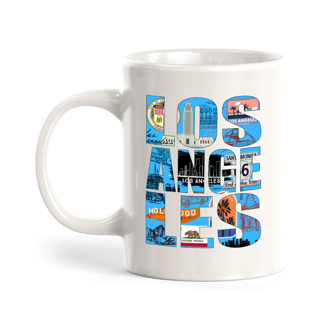 Los Angeles, California 11oz Plastic or Ceramic Coffee Mug | American Cities Coffee Cups