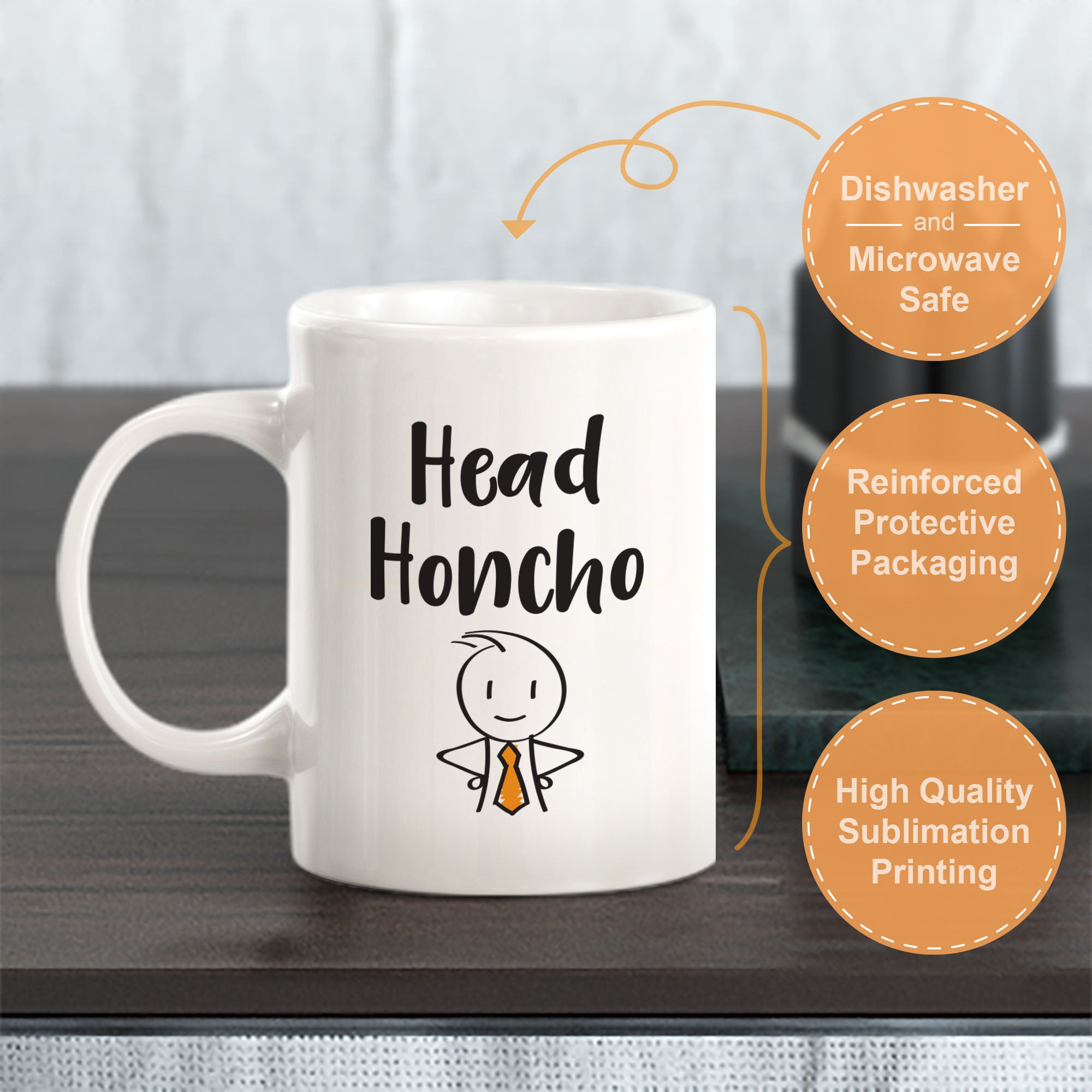 Head Honcho, Stick Man Coffee Mug