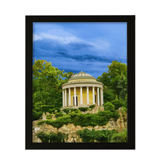 Designs ByLITA Secluded Ancient Temple, Wall Print Art | Old Masterpieces | Stylish Modern Decoration For The Home and Office