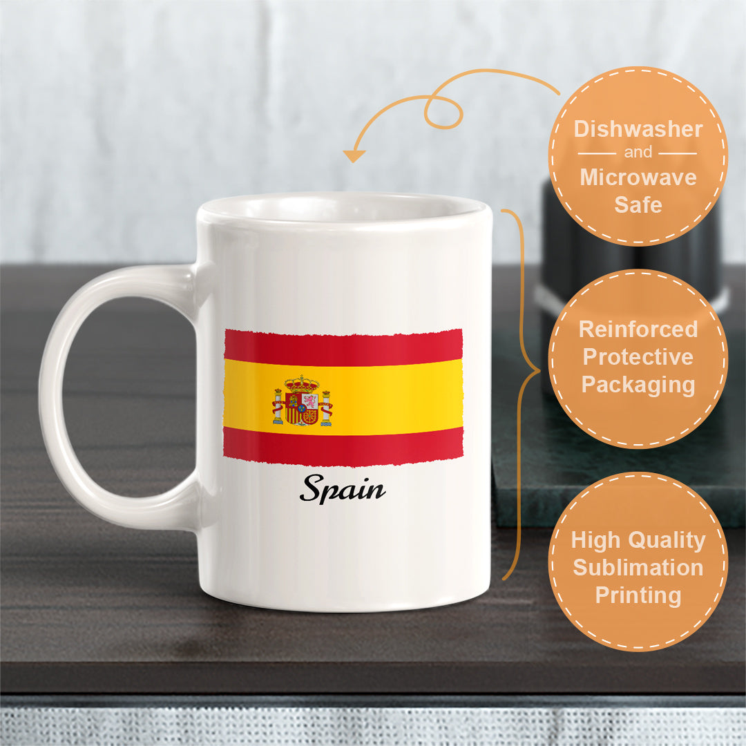 Designs ByLITA Spain 11oz Plastic/Ceramic Coffee Mug