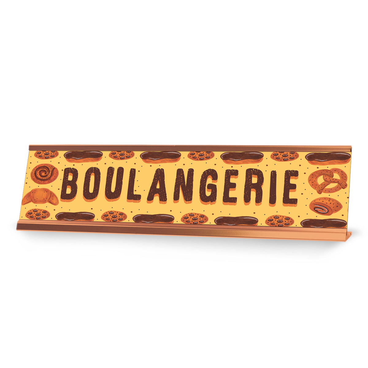 Signs ByLITA Boulangerie Gold Frame, Novelty Desk Sign (2x8?)