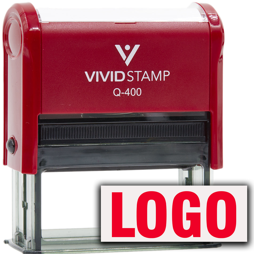 Logo Self-Inking Office Rubber Stamp