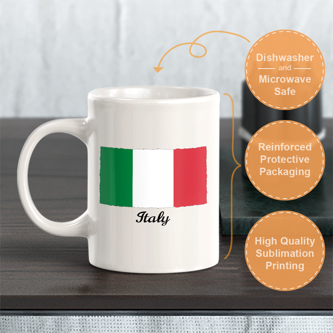 Designs ByLITA Italy 11oz Plastic/Ceramic Coffee Mug