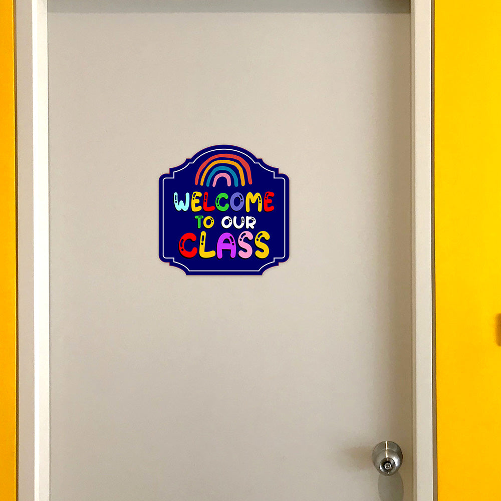 Heritage Plus Welcome To Our Class Wall or Door Sign | School Signage