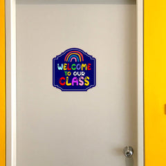 Heritage Plus Welcome To Our Class Wall or Door Sign | School Signage