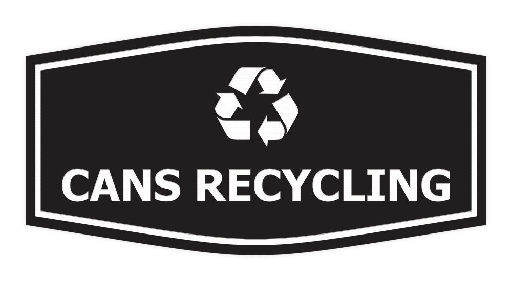 Fancy Cans Recycling Wall or Door Sign