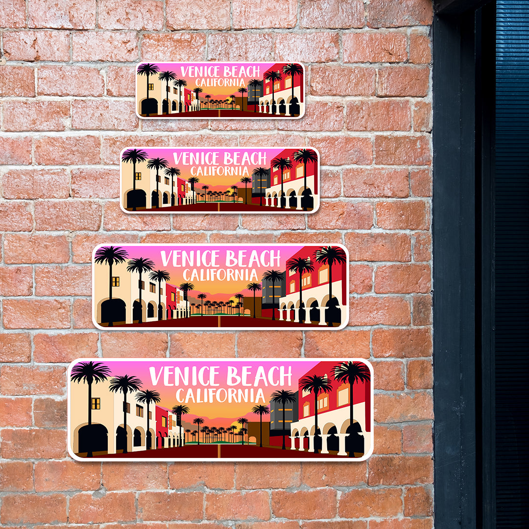 Standard Plus Venice Beach, California Wall or Door Sign | Famous US Beaches Souvenir