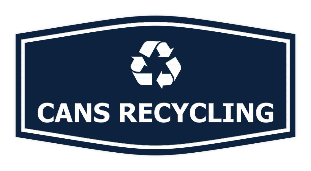 Fancy Cans Recycling Wall or Door Sign