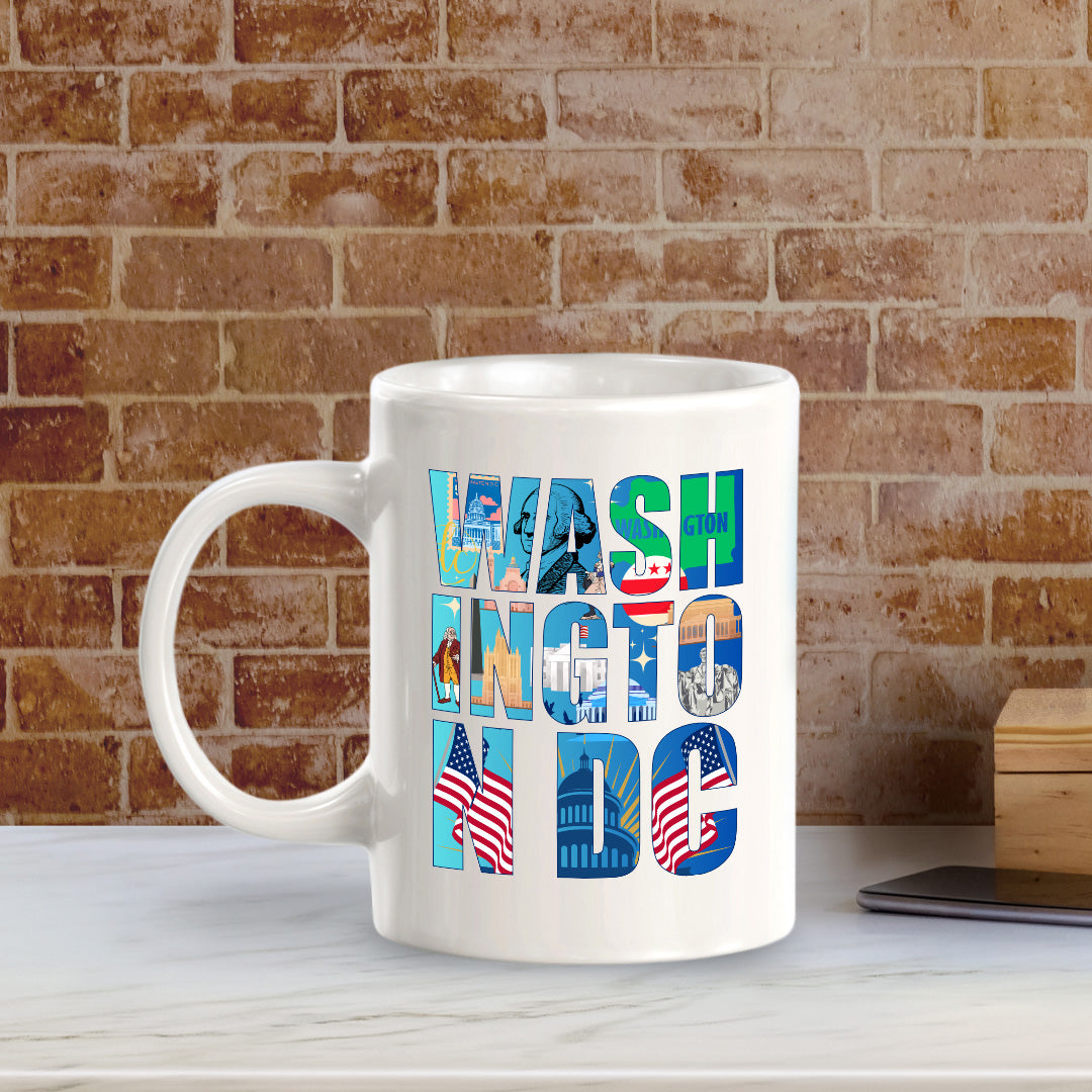 Washington, D.C. 11oz Plastic or Ceramic Coffee Mug | American Cities Coffee Cups