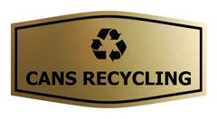 Fancy Cans Recycling Wall or Door Sign
