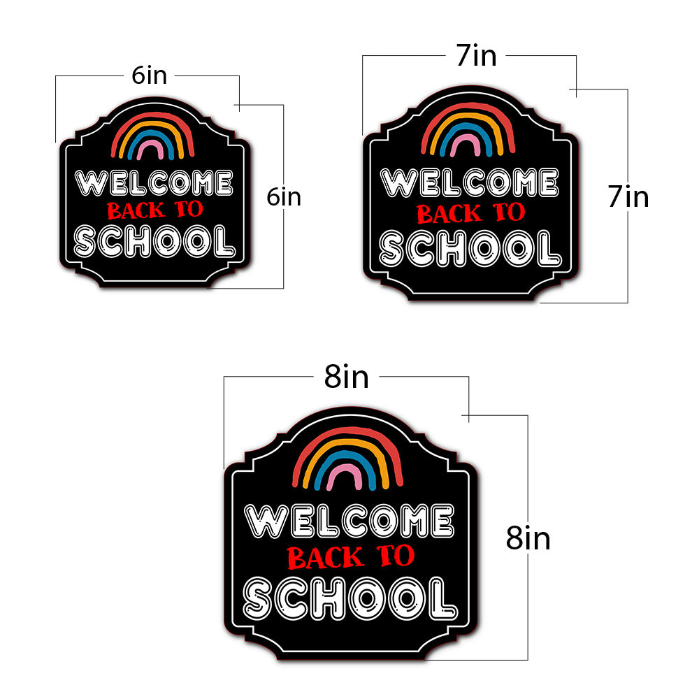 Heritage Plus Welcome Back To School Wall or Door Sign | Classroom Signage