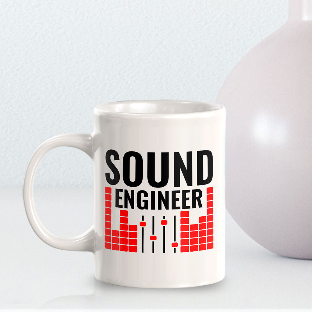 Sound Engineer 11oz Plastic or Ceramic Mug | Novelty Cup for Musicians