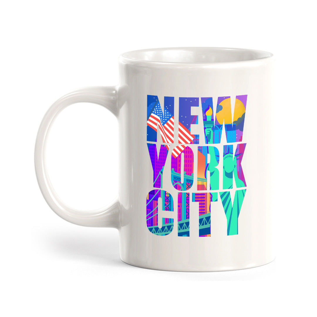 New York City 11oz Plastic or Ceramic Mug | American Cities Coffee Cups