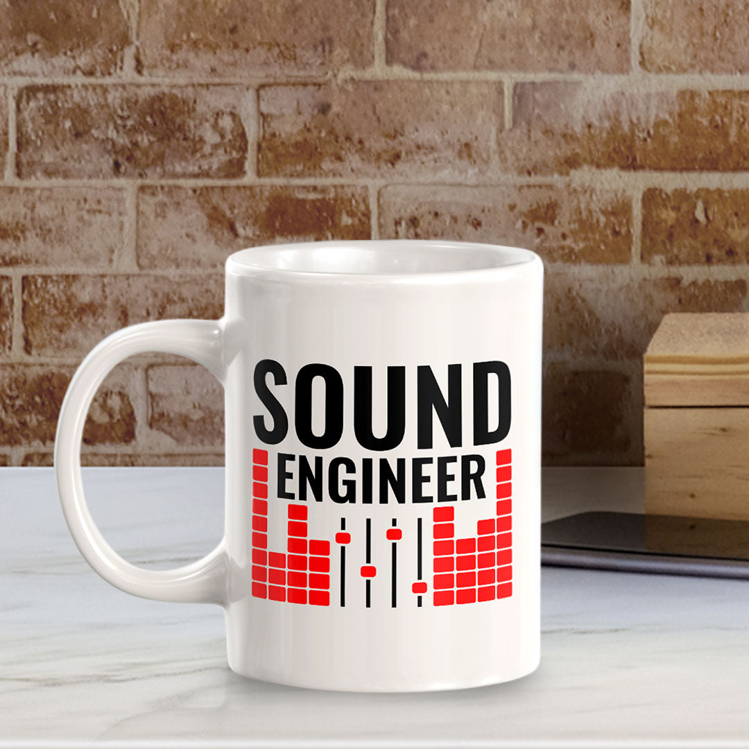 Sound Engineer 11oz Plastic or Ceramic Mug | Novelty Cup for Musicians