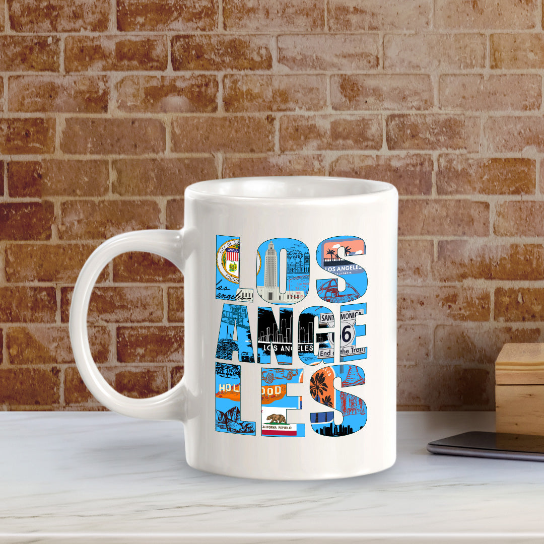 Los Angeles, California 11oz Plastic or Ceramic Coffee Mug | American Cities Coffee Cups
