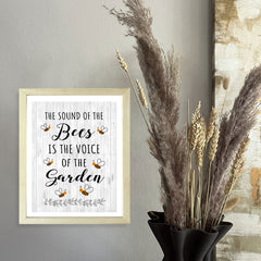Designs ByLITA The Sound of The Bees Is The Voice Of The Garden, Wall Print (Framed) | Home Decor