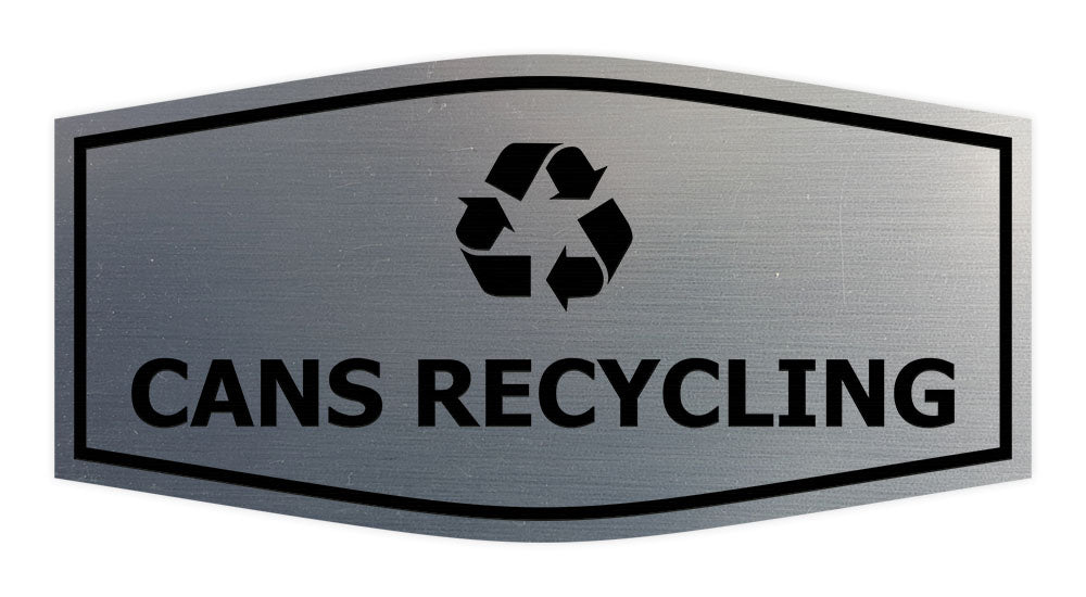 Fancy Cans Recycling Wall or Door Sign