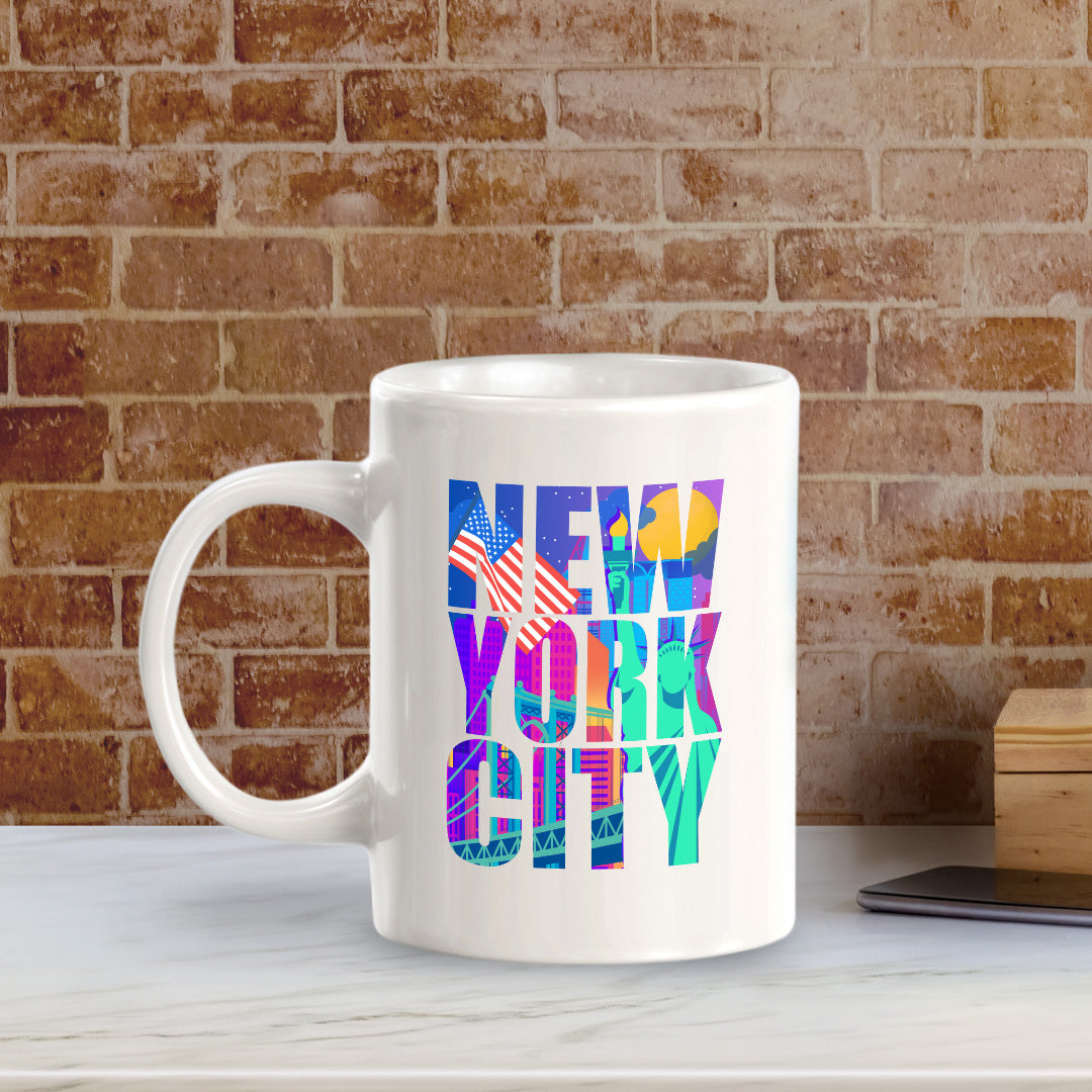 New York City 11oz Plastic or Ceramic Mug | American Cities Coffee Cups