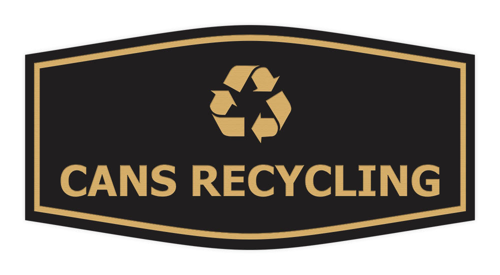 Fancy Cans Recycling Wall or Door Sign