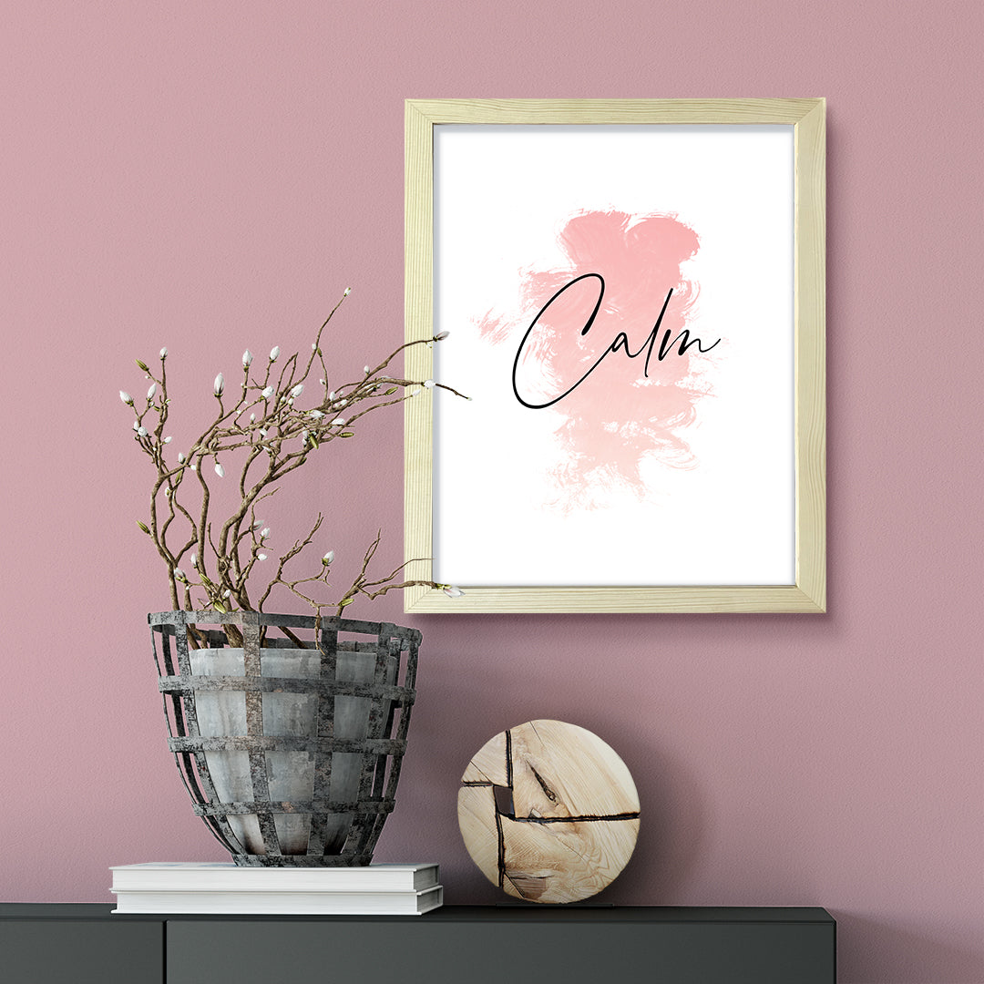 Calm, Framed Wall Art, Home Décor Prints