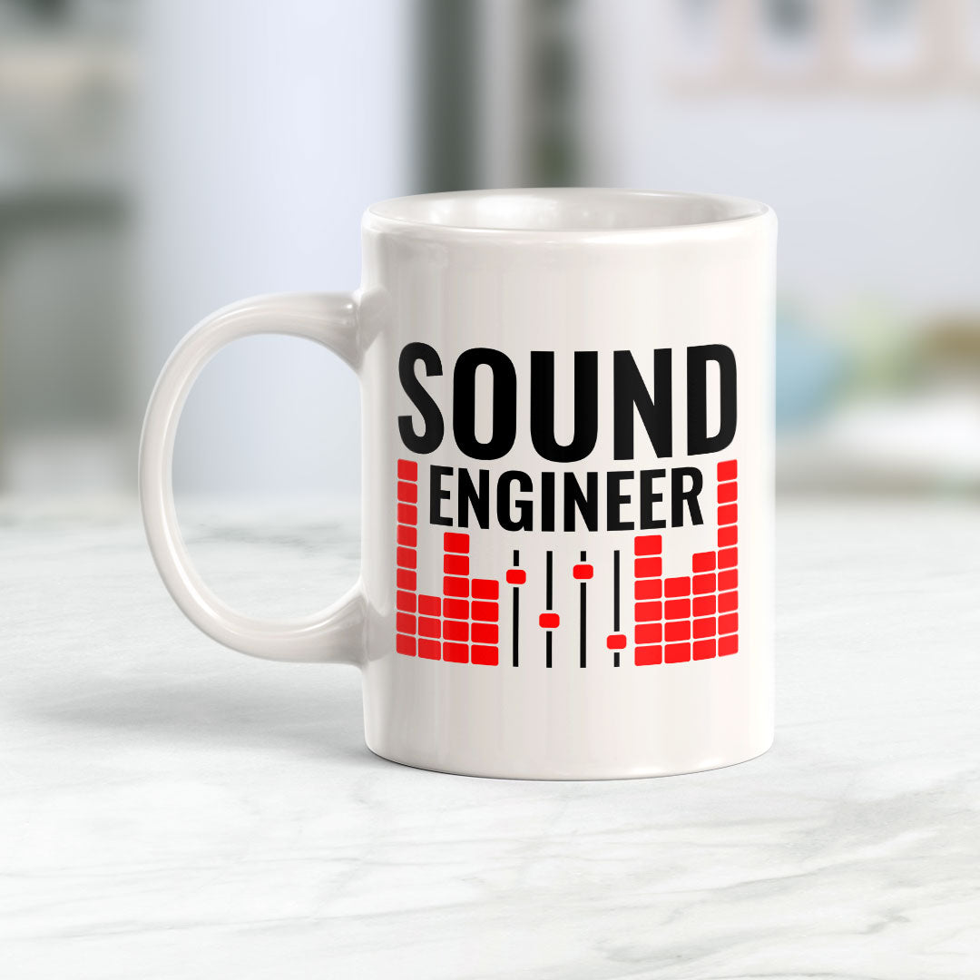 Sound Engineer 11oz Plastic or Ceramic Mug | Novelty Cup for Musicians