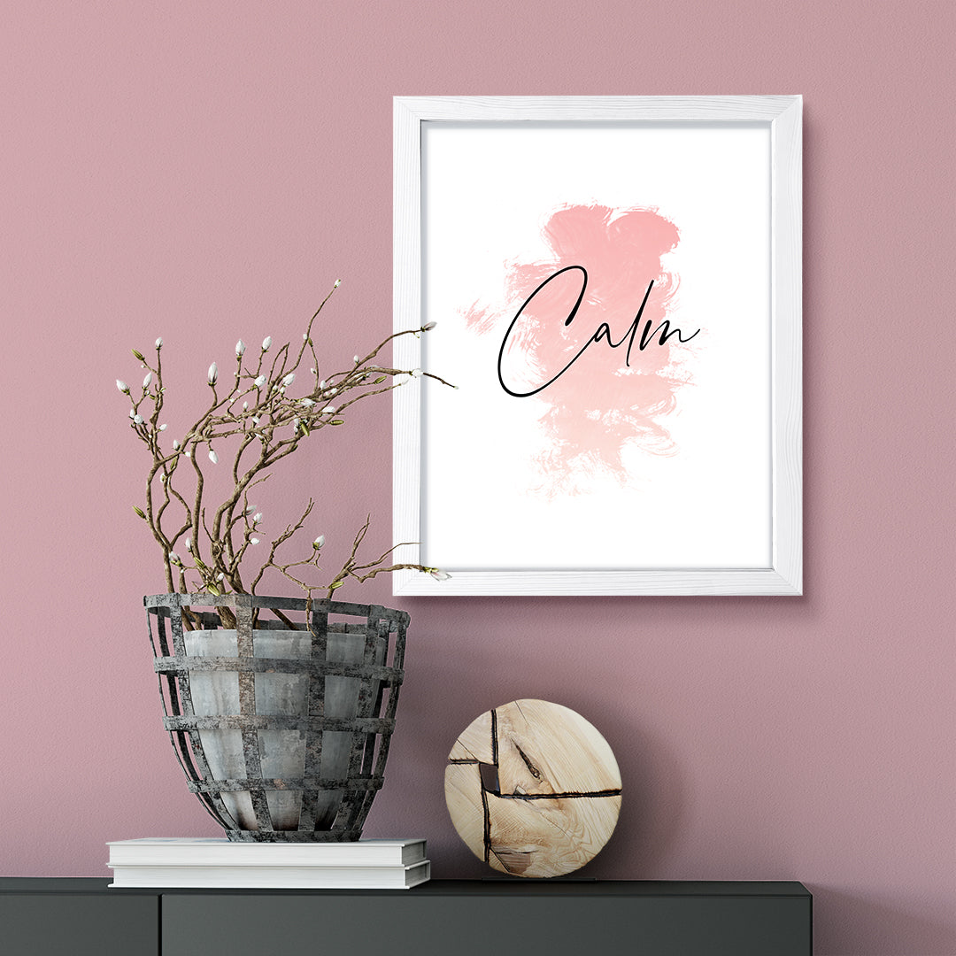 Calm, Framed Wall Art, Home Décor Prints
