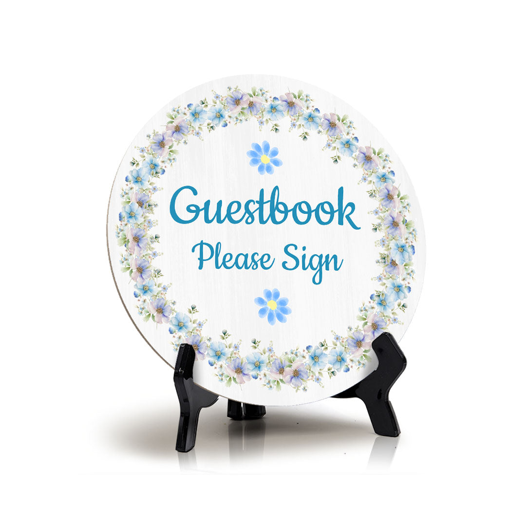 Signs ByLITA Baby Shower Decoration Circle Table Signs | Baby Party Signs