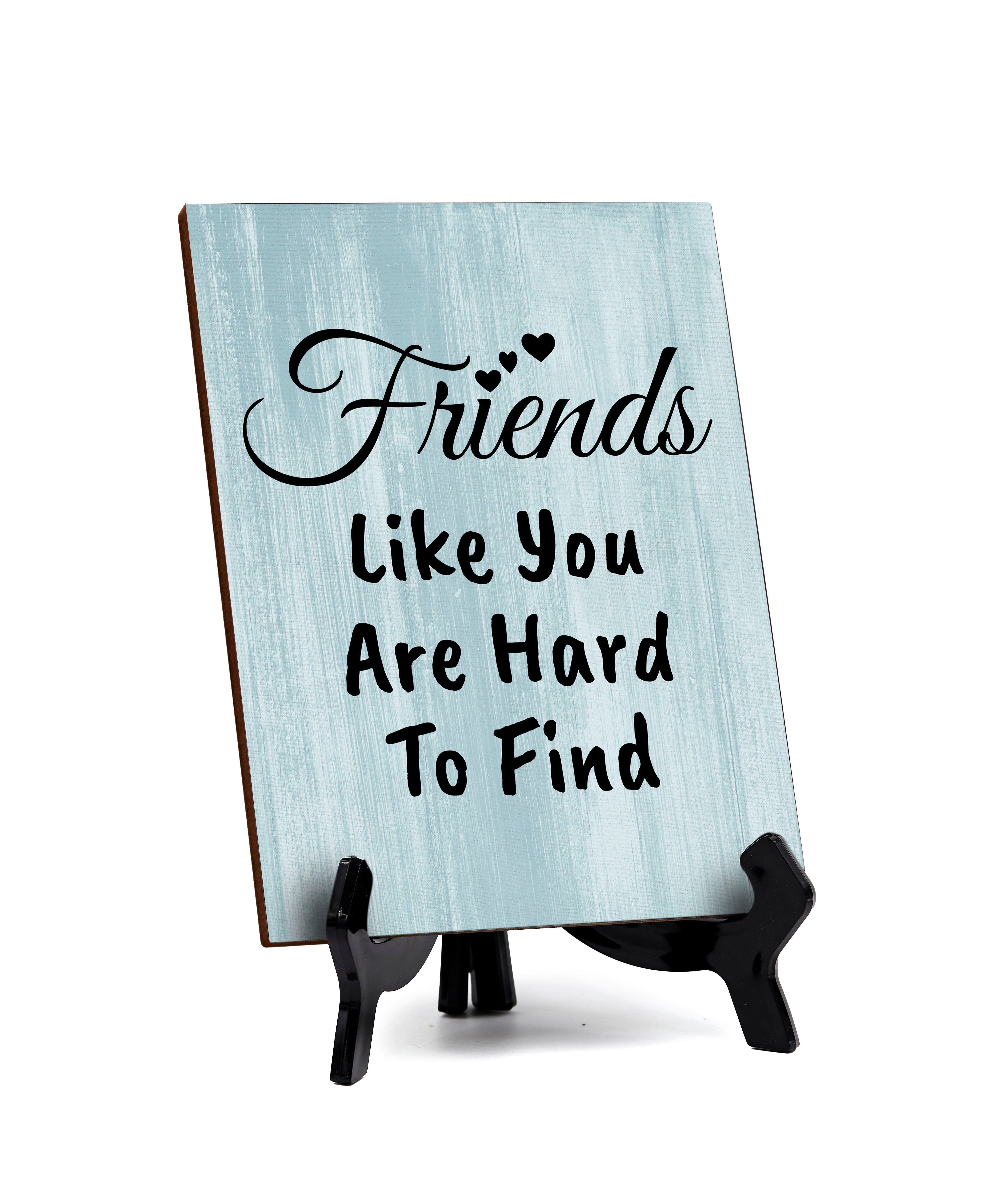 Home & Family Themed Decoration Table Sign with Acrylic Stand (6x8“) | Home & Family Decor