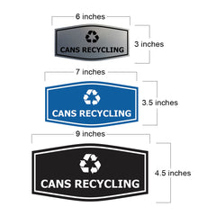 Fancy Cans Recycling Wall or Door Sign