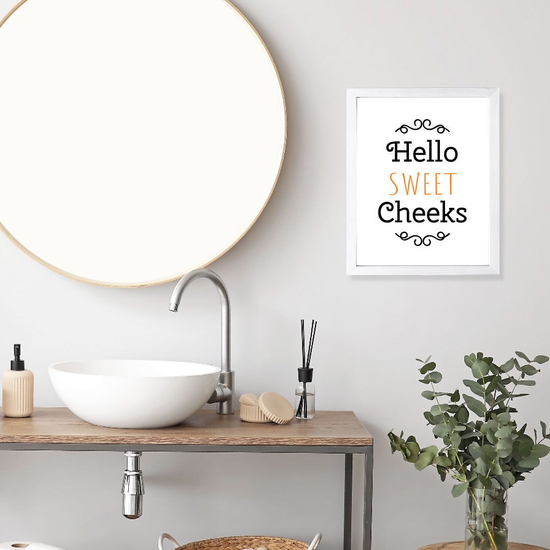 Designs ByLITA Hello Sweet Cheeks, Wall Print Art